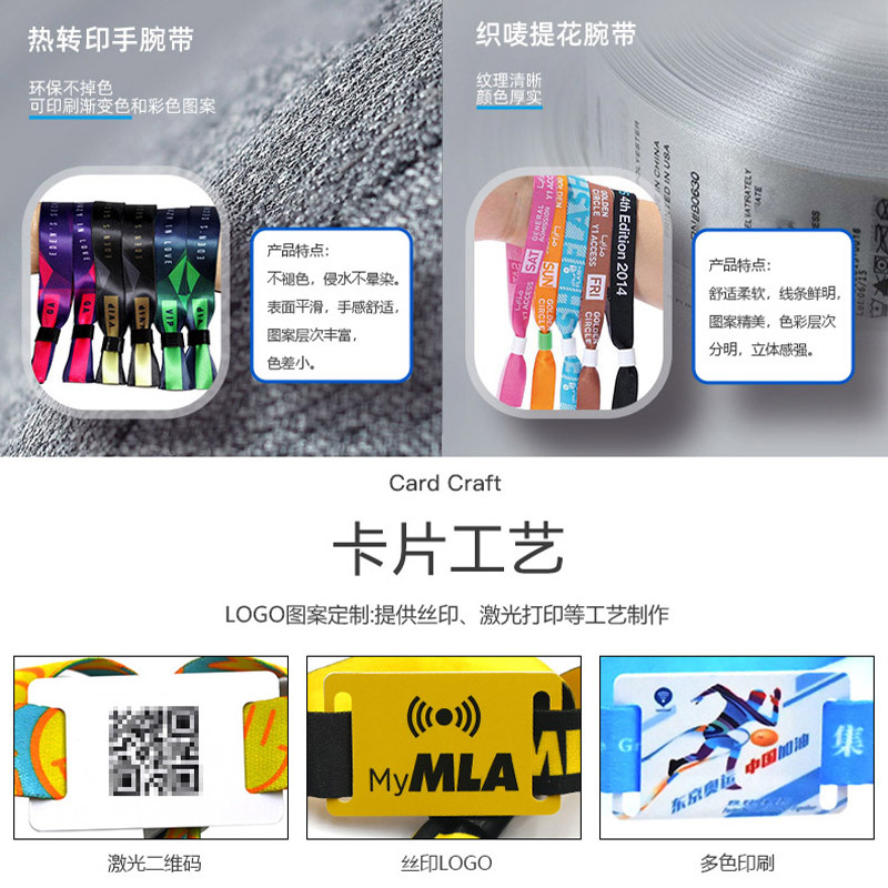 RFID松緊腕帶NFC戶外運動松緊腕帶RFID松緊手環工廠2